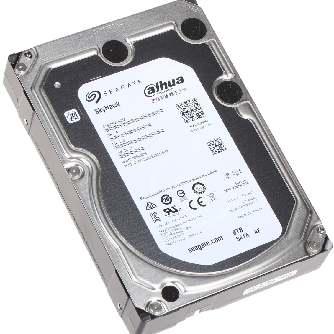 DISCO DURO DE 8TB, SEAGATE SKYHAWK