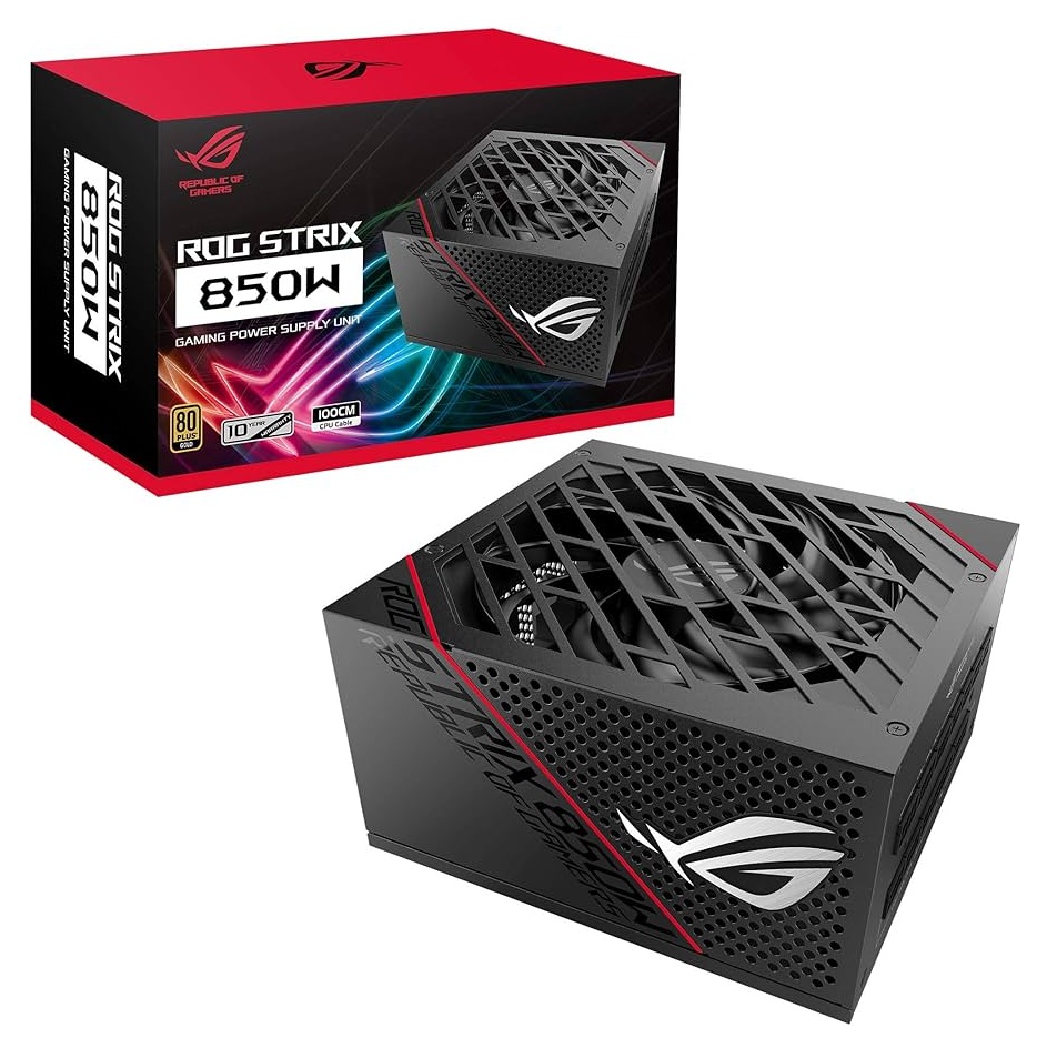 Fuente Poder ASUS ROG-STRIX-850G, 850W, 80 Plus Gold