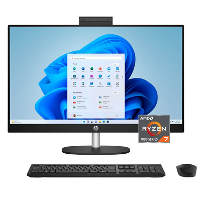 PC All in One, AMD Ryzen 7 7730U, Ram 16 GB, Disco 1TB SSD, Pantalla 27" FullHD (1920 x 1080) TOUCH, Mouse y Teclado inalámbrico Inglés, Win 11 Home