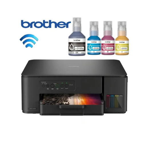 Impresora Brother InkBenefit Tank Multifuncional (Impresora, Copiadora y Escaner), Inyección de tinta continua a color, botellas de tinta incluidas, USB/WIFI