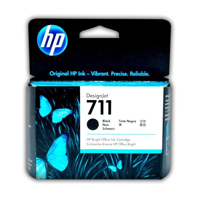 Cartucho de Tinta HP 711, Negra, 80ML