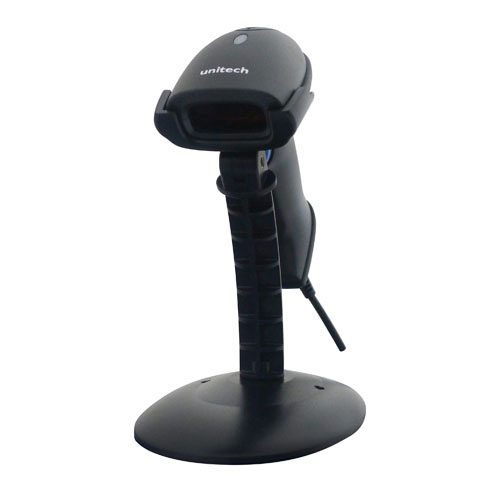 Lector de Código de Barras 1D, USB, Soporte, Negro
