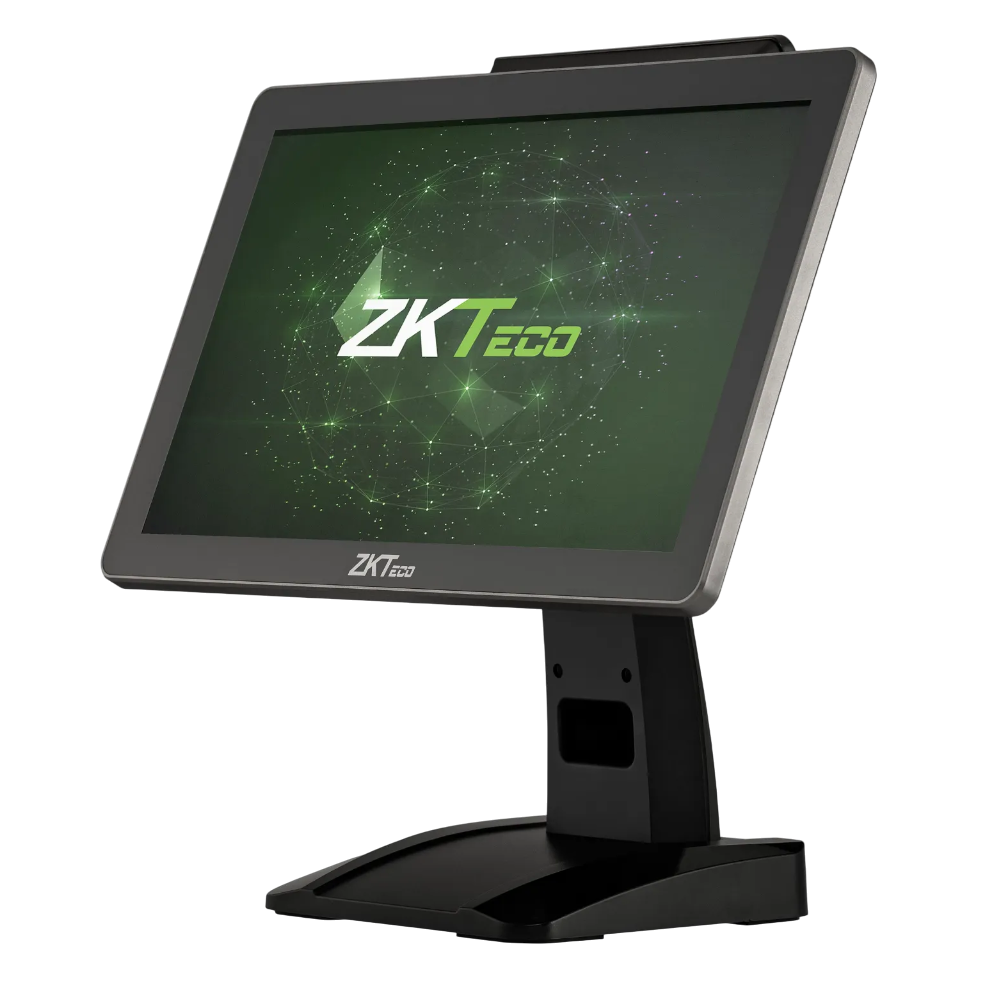 Terminal de punto de venta ZKTECO, Intel Celeron J1900, RAM 4GB, DISCO SSD 64GB, PANTALLA 15.6″ HD táctil