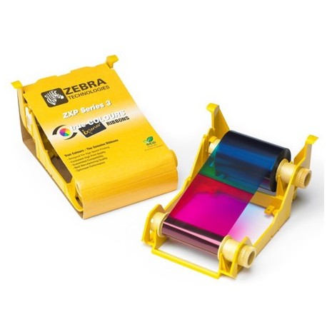 Zebra ZXP3C RIBBON COLOR YMCKO. Rendimiento 280 impresio