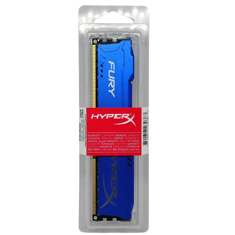 MEMORIA RAM KINGSTON HYPERX FURY DDR3 8GB 1600MHZ PARA PC