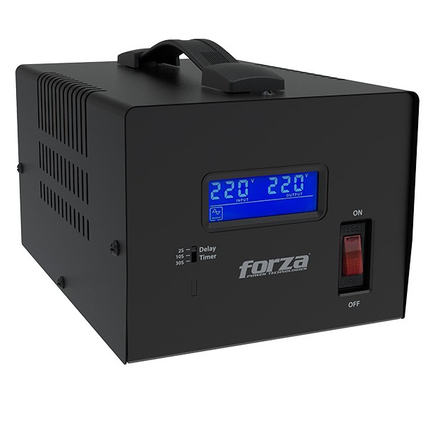 Regulador Automático de Voltaje 6000VA/3000W, 3 NEMA Universal
