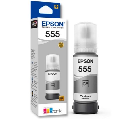 Tinta Epson T555, Gray, 70ml, 6800 páginas