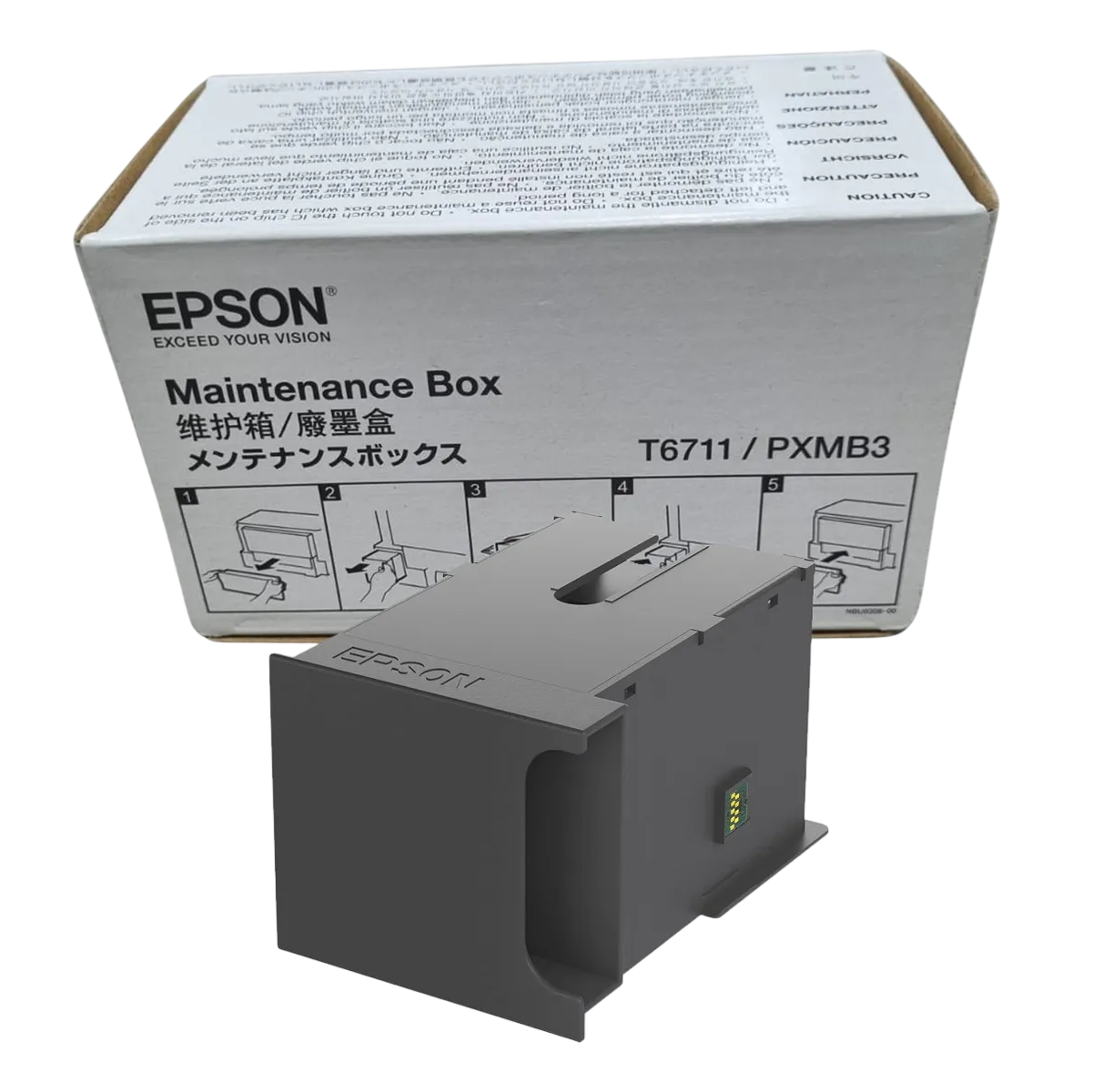 Caja de Mantenimiento Epson T6711 - para EcoTank L1455