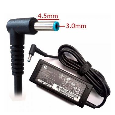 CARGADOR p/Laptop HP 19.5V 3.33A, 65W - PUNTA AZUL