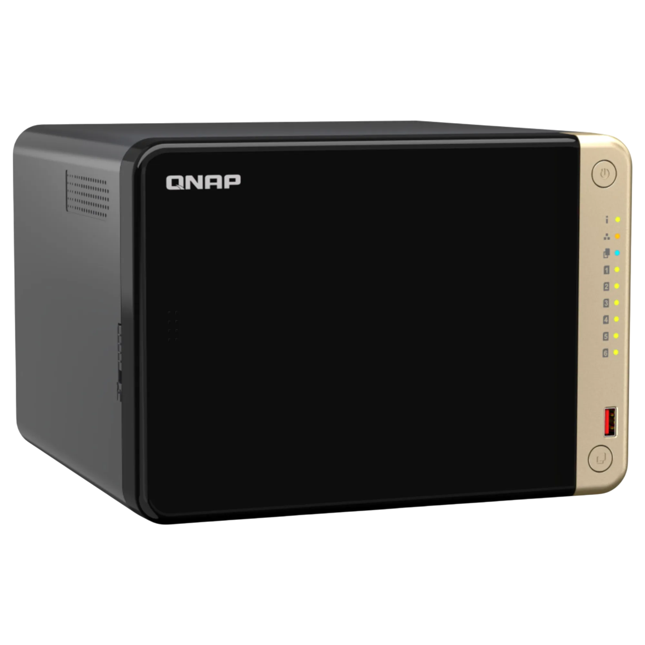 NAS QNAP, Intel Celeron N5095, RAM 8GB, 6 bahías para unidades de 3.5"/2.5" SATA HDD/SSD (No incluye discos duros)