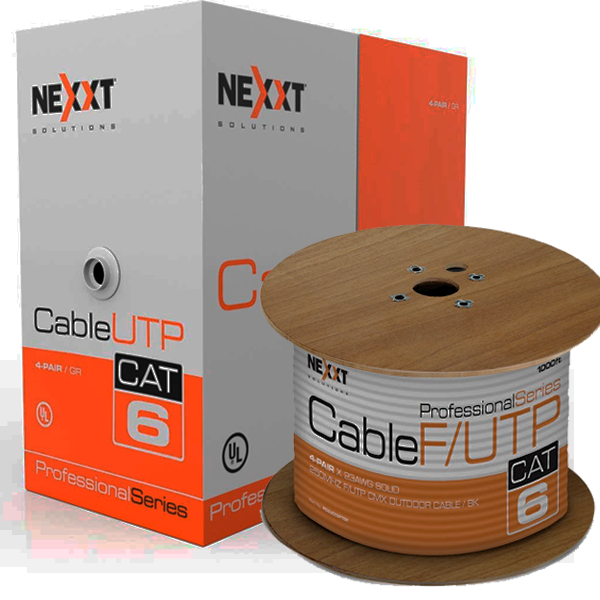 Caja de Cable de Red UTP Cat 6 NEXXT Color Gris