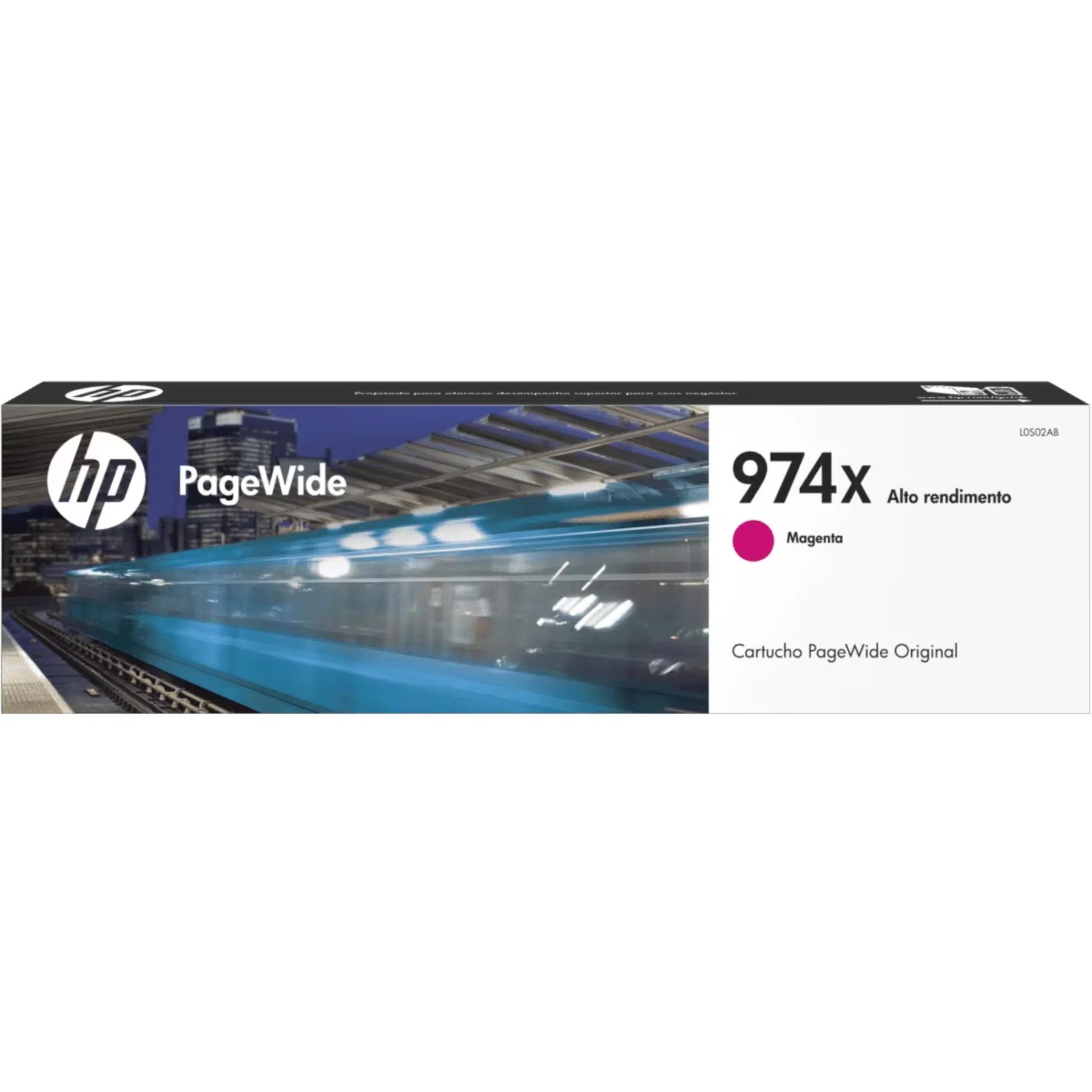 Cartucho de Tinta HP 974X, Magenta, 82 ml