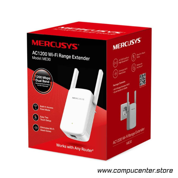 Extensor de cobertura wifi, 2.4/5 GHz, 2 antenas